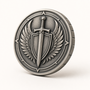 custom die casting coin sample